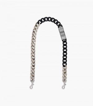 Marc Jacobs The Barcode Chain Shoulder Strap Women Bag Accessories Silver / Black USA | QC1-2669