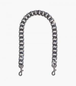 Marc Jacobs The Chainlink Shoulder Strap Women Bag Accessories Black USA | TL5-2284