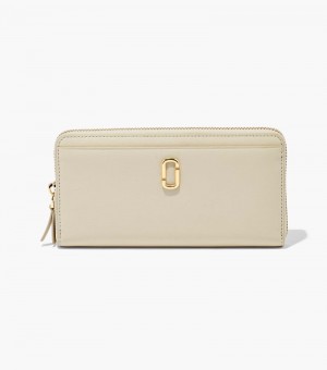 Marc Jacobs The J Marc Continental Wallet Women Wallets White USA | PO4-5059