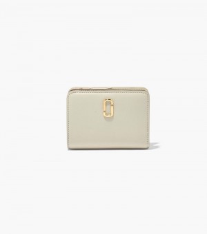 Marc Jacobs The J Marc Mini Compact Wallet Women Wallets White USA | US2-6564