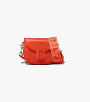 Marc Jacobs The J Marc Small Saddle Bag Women Saddle Bags Orange USA | KQ2-2970