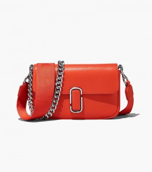 Marc Jacobs The J Marc Soft Shoulder Bag Women Shoulder Bags Orange USA | WT1-2557