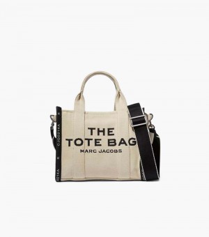 Marc Jacobs The Jacquard Mini Tote Bag Women Tote Bags Beige USA | PU4-6547