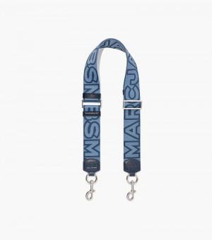 Marc Jacobs The Outline Logo Webbing Strap Women Bag Accessories Blue Multicolor USA | OC6-0306
