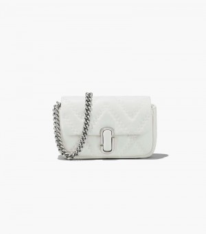 Marc Jacobs The Quilted Leather J Marc Mini Bag Women Mini Bags White USA | RO2-3946
