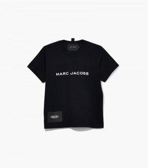 Marc Jacobs The T-Shirt Women T Shirts Black USA | FF4-1667