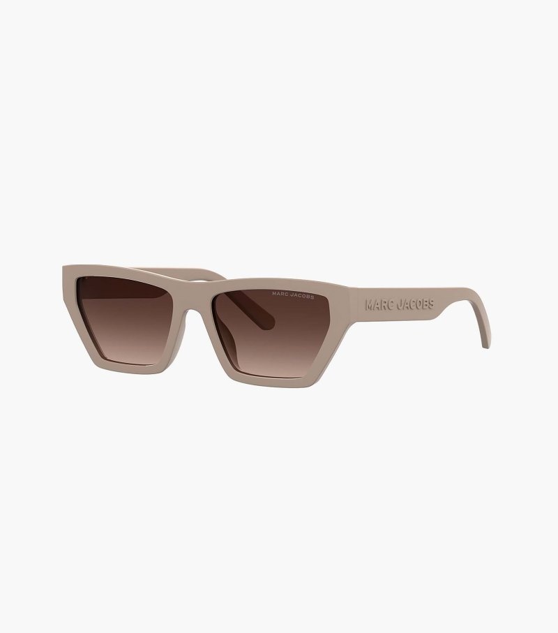 Marc Jacobs Cat Eye Sunglasses Women Sunglasses Beige USA | NA0-7974