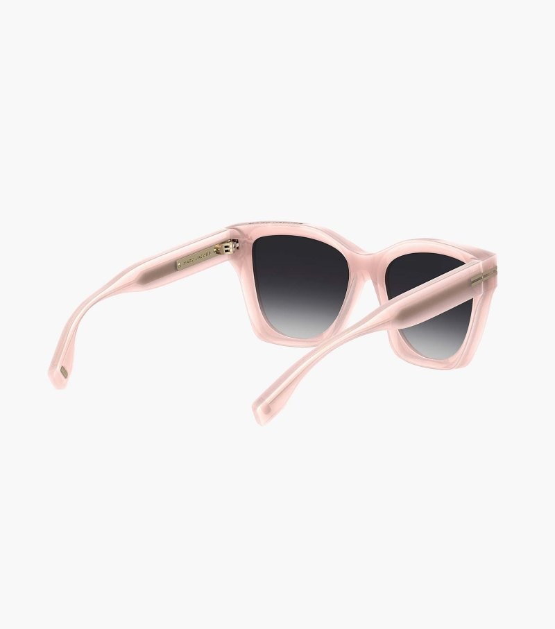 Marc Jacobs Icon Edge Oversized Square Sunglasses Women Sunglasses Pink USA | TB1-5292