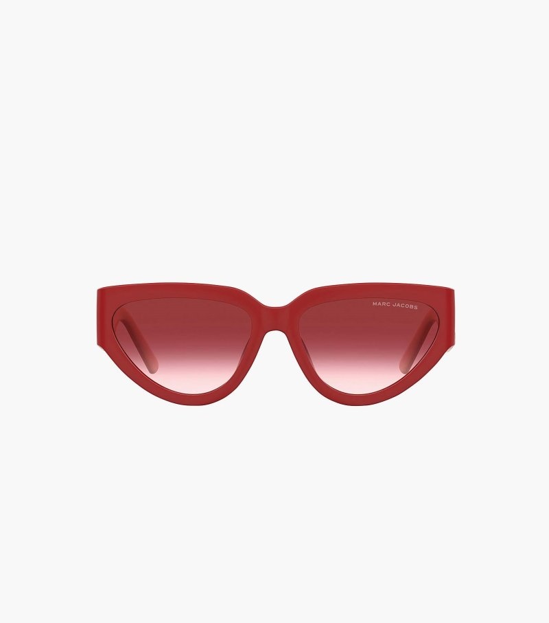 Marc Jacobs J Marc Cat Eye Sunglasses Women Sunglasses Red USA | KY4-3398