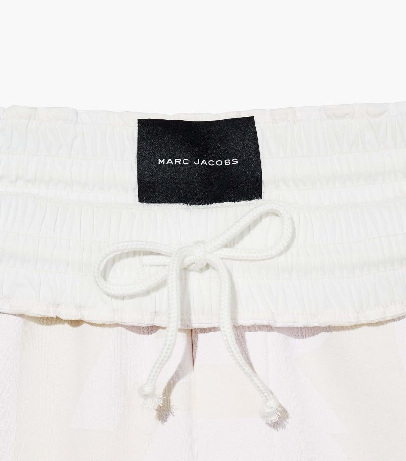 Marc Jacobs Monogram Oversized Sweatpants Women Sweatpants White USA | HF6-7345