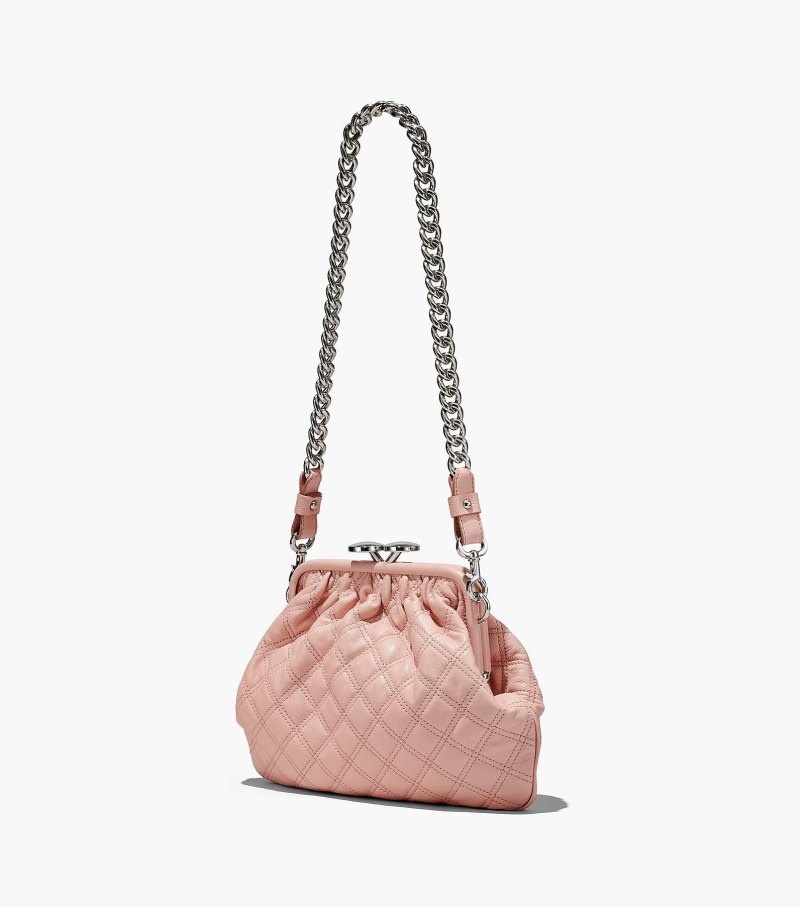 Marc Jacobs Re-Edition Quilted Leather Little Stam Bag Women Stam Bags Rose USA | PU9-9417