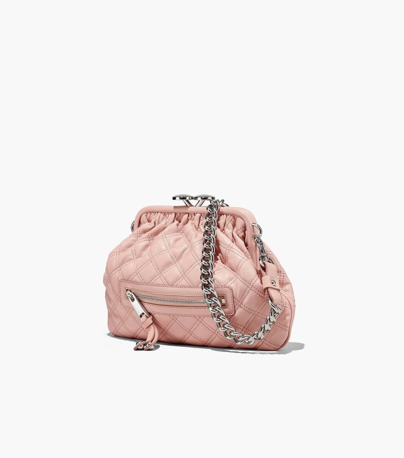 Marc Jacobs Re-Edition Quilted Leather Little Stam Bag Women Stam Bags Rose USA | PU9-9417