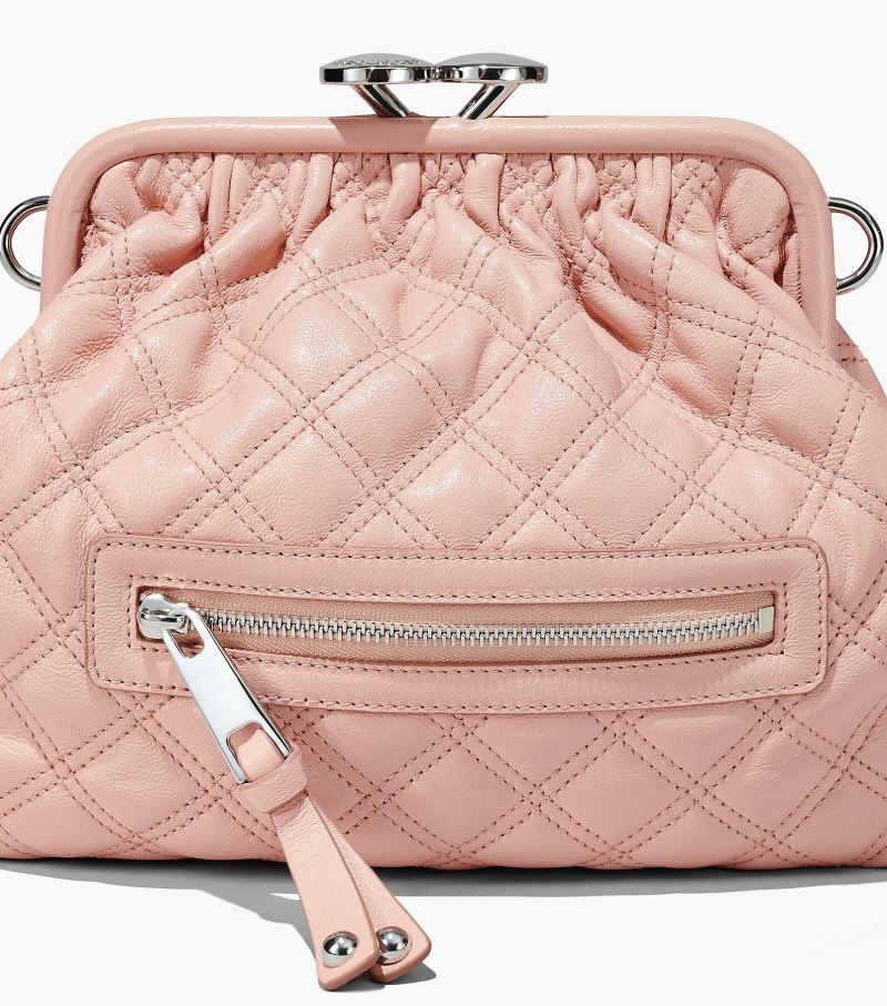 Marc Jacobs Re-Edition Quilted Leather Little Stam Bag Women Stam Bags Rose USA | PU9-9417