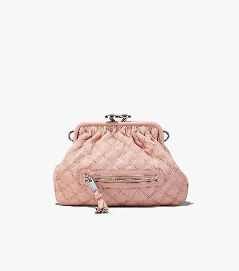 Marc Jacobs Re-Edition Quilted Leather Little Stam Bag Women Stam Bags Rose USA | PU9-9417
