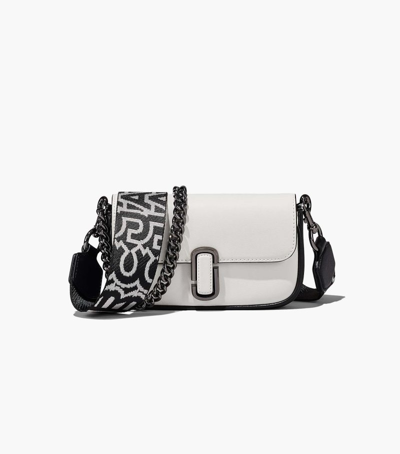 Marc Jacobs The Bi-Color J Marc Mini Bag Women Mini Bags Black / White USA | UI1-7818