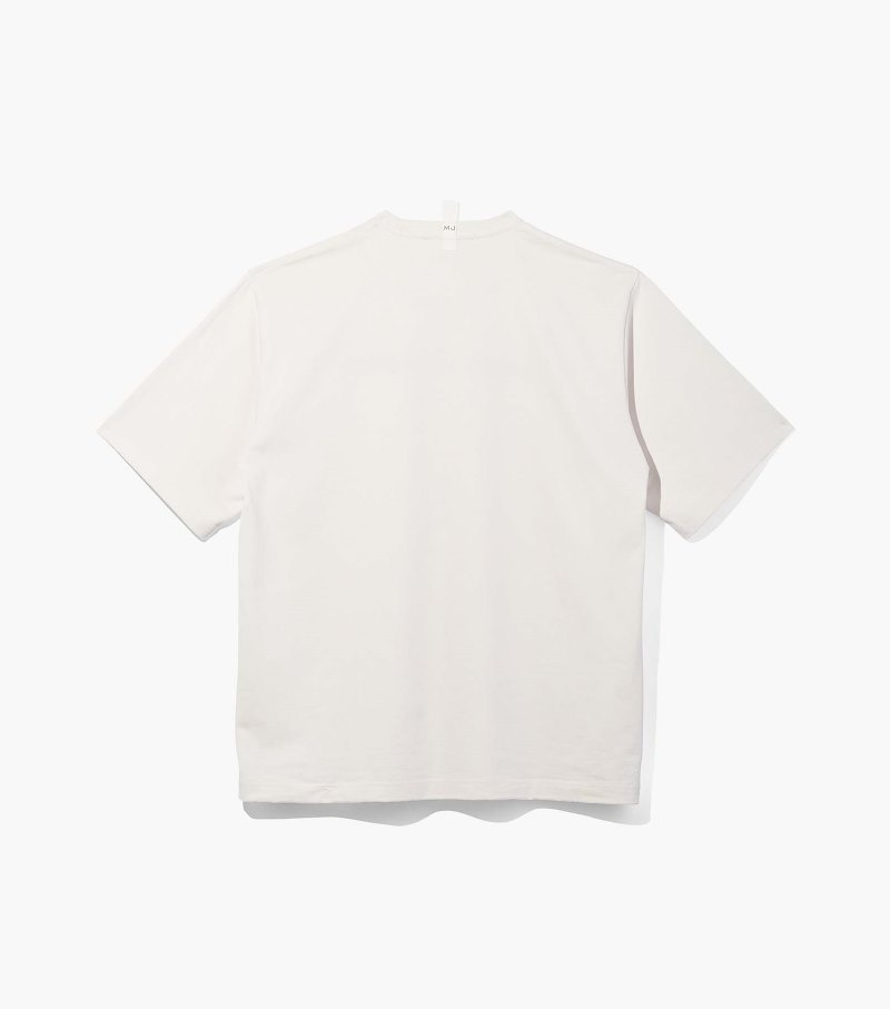Marc Jacobs The Big T-Shirt Women T Shirts White USA | AR1-9388