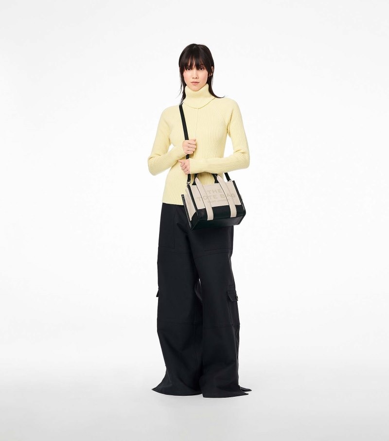 Marc Jacobs The Colorblock Mini Tote Bag Women Tote Bags White Multicolor USA | RQ6-7357