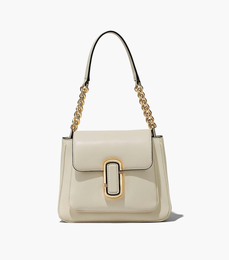 Marc Jacobs The J Marc Chain Mini Satchel Women Satchel Bags White USA | RM8-0196