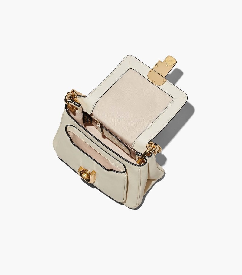 Marc Jacobs The J Marc Chain Mini Satchel Women Satchel Bags White USA | RM8-0196