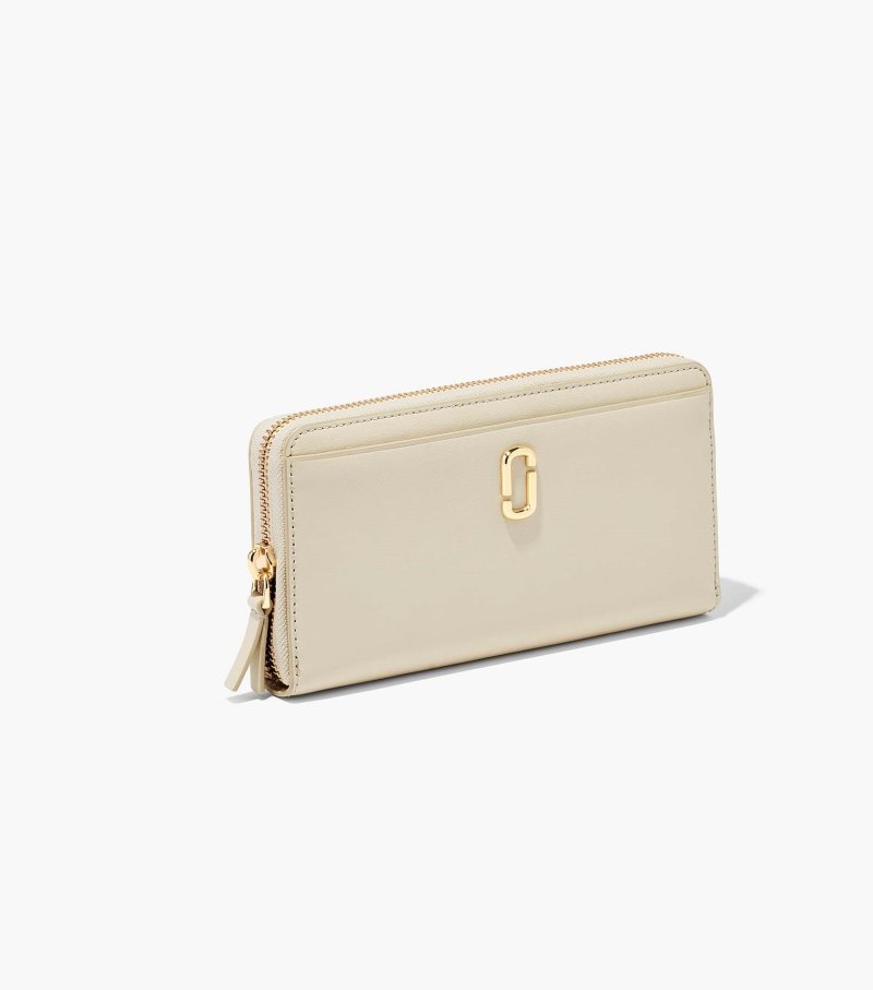 Marc Jacobs The J Marc Continental Wallet Women Wallets White USA | PO4-5059