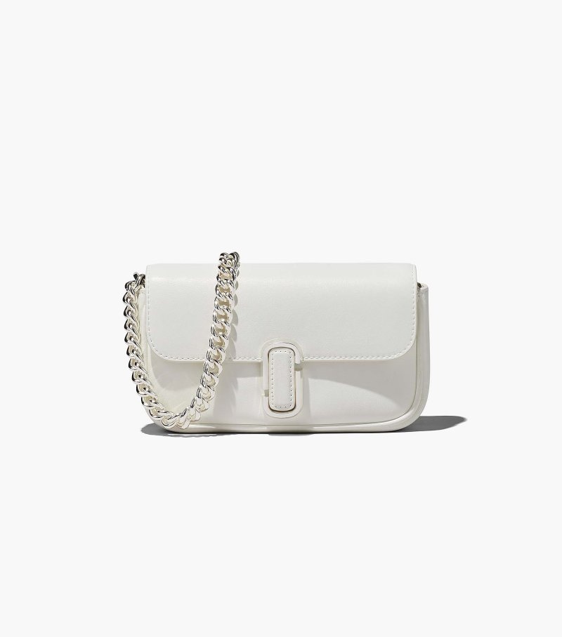 Marc Jacobs The J Marc Mini Bag Women Mini Bags White / Silver USA | KV2-1449