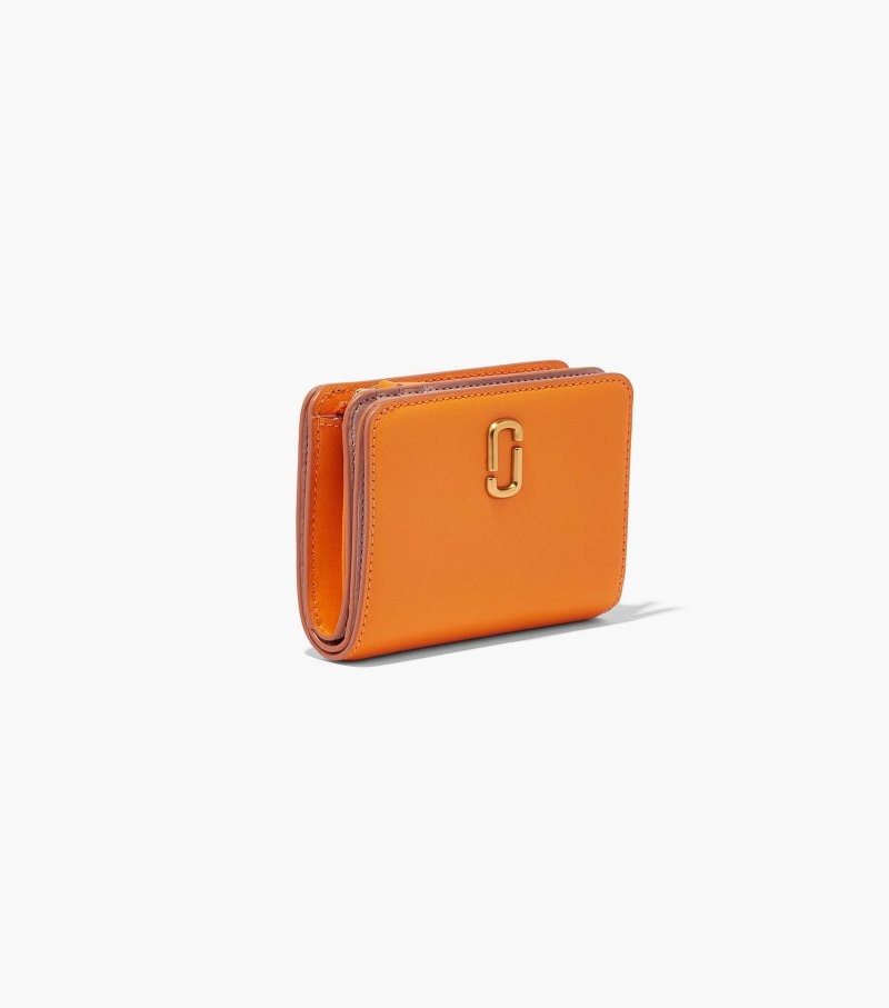 Marc Jacobs The J Marc Mini Compact Wallet Women Wallets Orange USA | JC9-1395