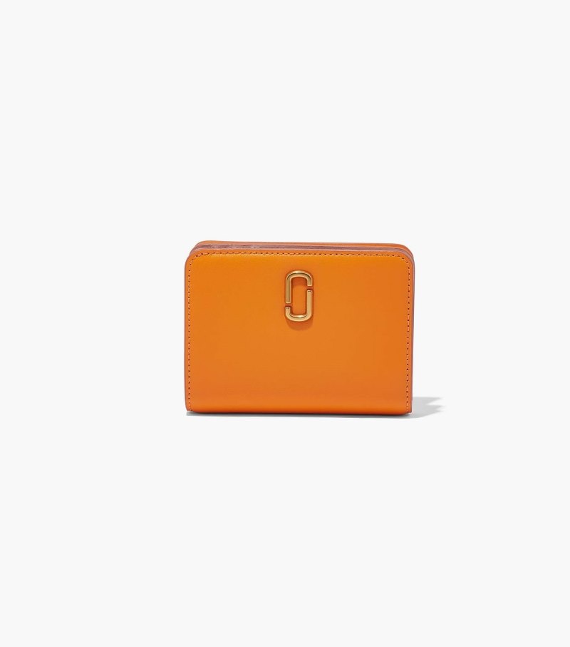 Marc Jacobs The J Marc Mini Compact Wallet Women Wallets Orange USA | JC9-1395