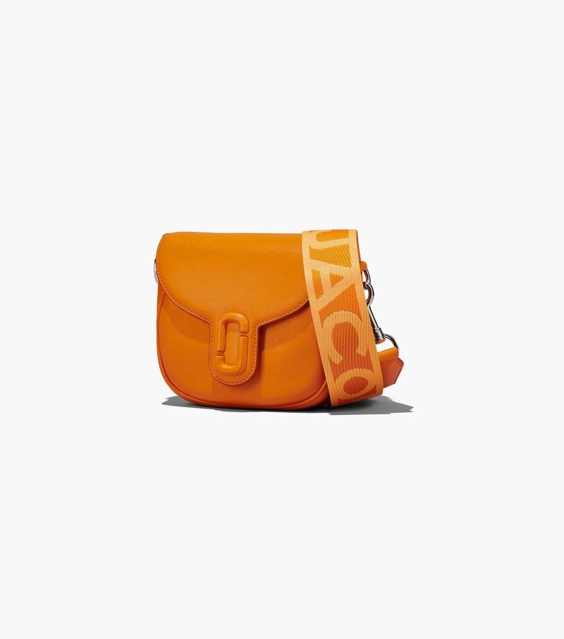 Marc Jacobs The J Marc Small Saddle Bag Women Saddle Bags Orange USA | PS4-1540