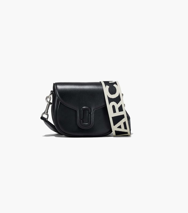 Marc Jacobs The J Marc Small Saddle Bag Women Saddle Bags Black USA | UR1-0471