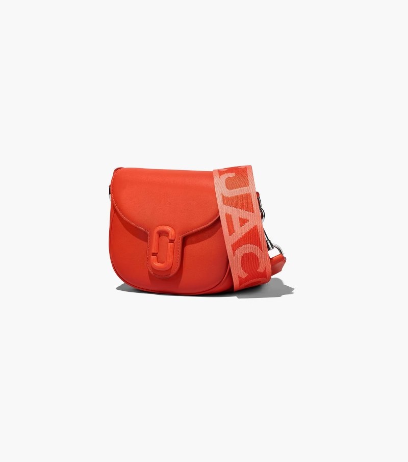 Marc Jacobs The J Marc Small Saddle Bag Women Saddle Bags Orange USA | KQ2-2970