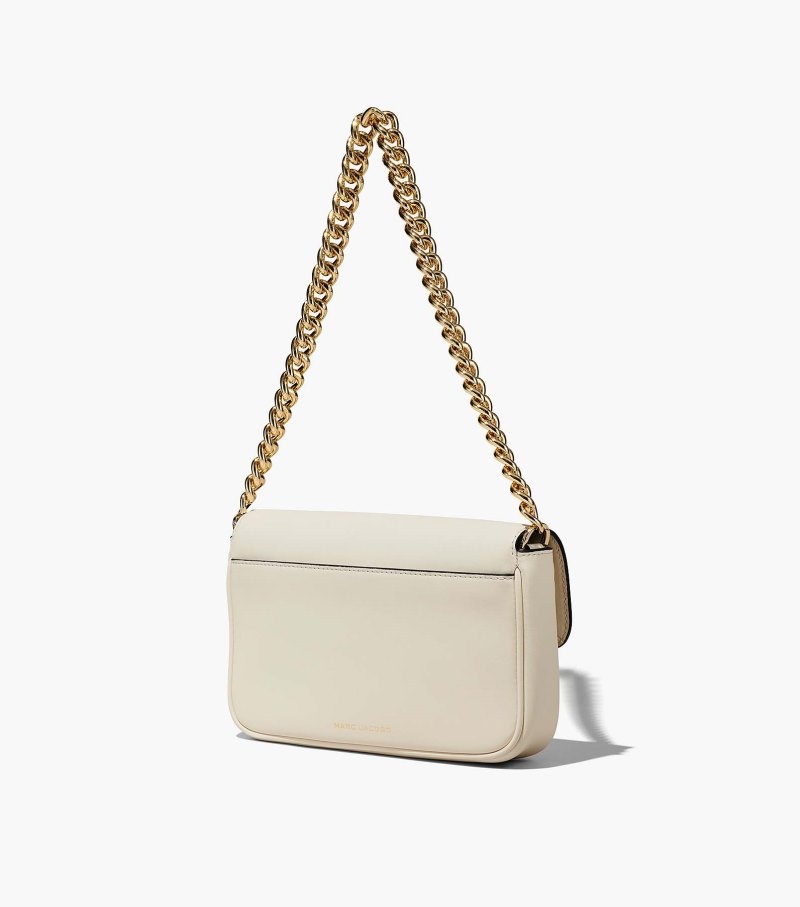 Marc Jacobs The J Marc Soft Shoulder Bag Women Shoulder Bags White USA | SL7-8549