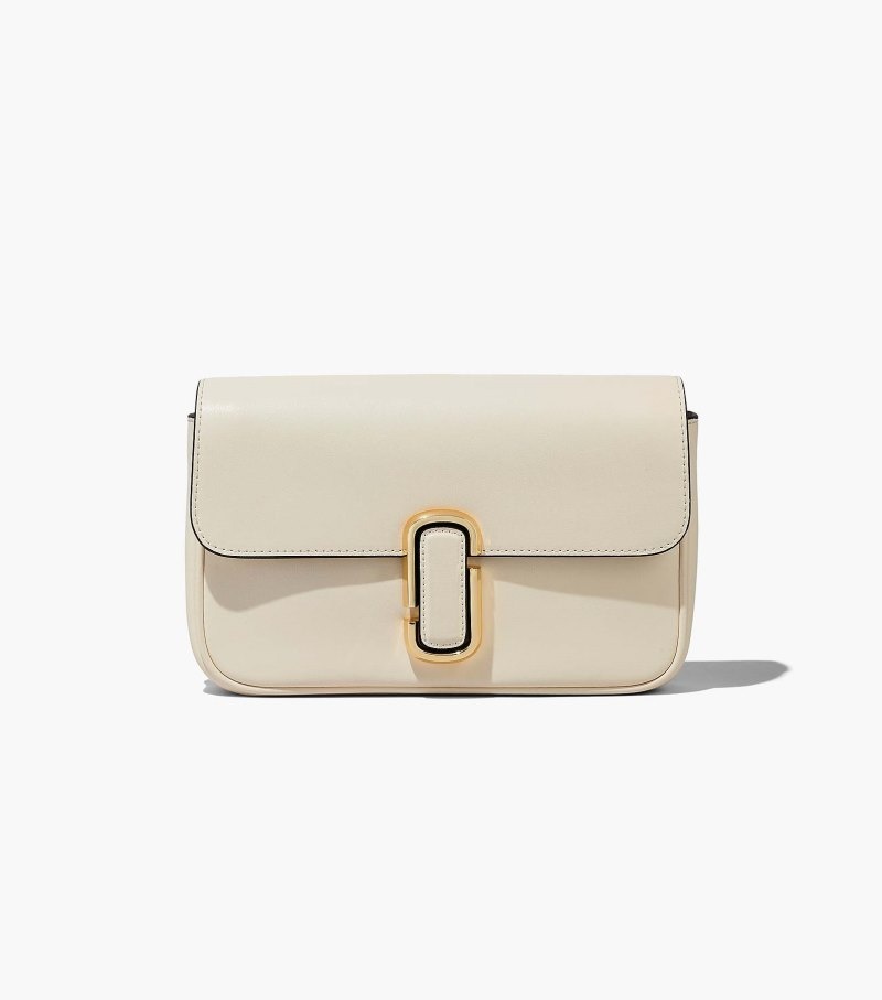 Marc Jacobs The J Marc Soft Shoulder Bag Women Shoulder Bags White USA | SL7-8549