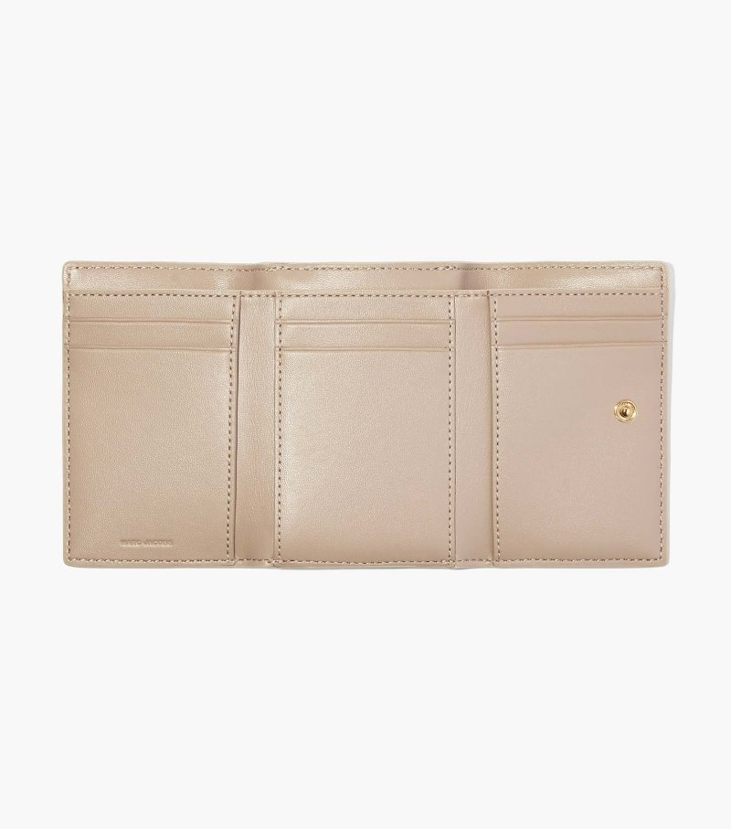 Marc Jacobs The J Marc Trifold Wallet Women Wallets White USA | RX2-0660