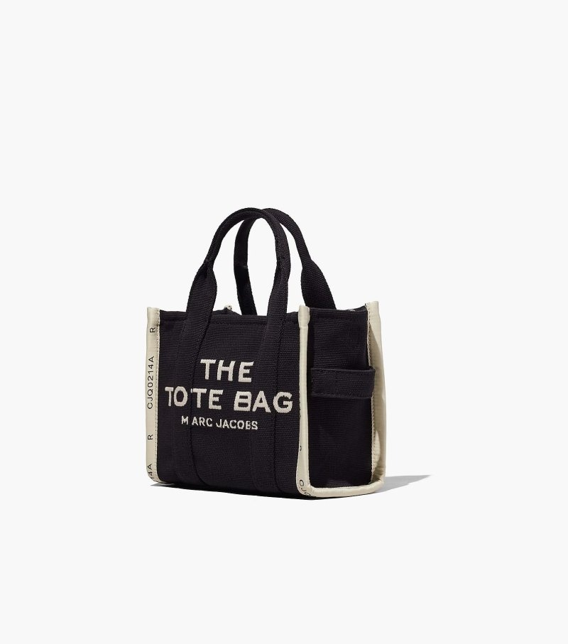 Marc Jacobs The Jacquard Mini Tote Bag Women Tote Bags Black USA | TT3-2074