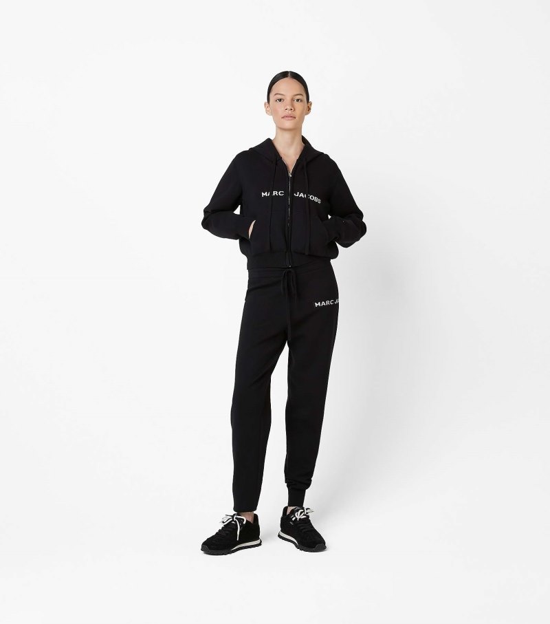 Marc Jacobs The Knit Sweatpant Women Sweatpants Black USA | AV7-7717