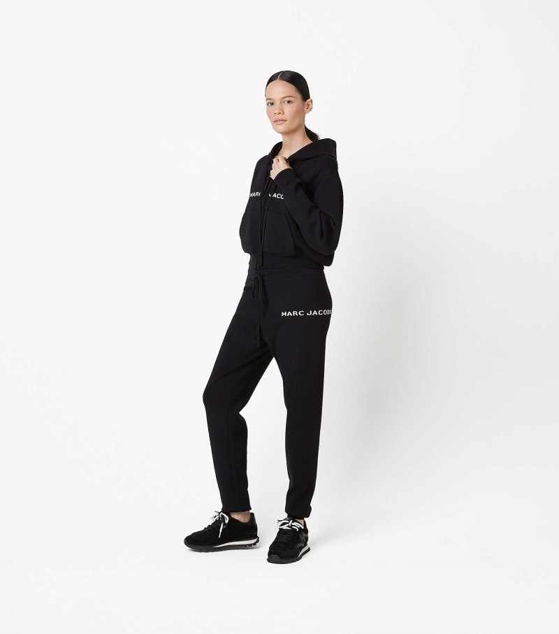 Marc Jacobs The Knit Sweatpant Women Sweatpants Black USA | AV7-7717