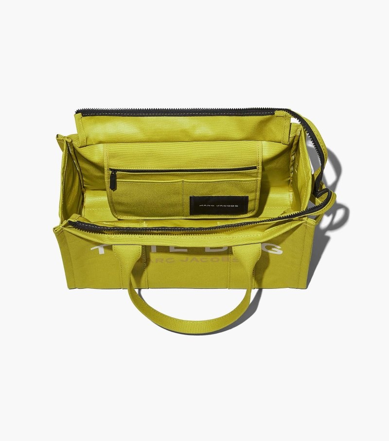 Marc Jacobs The Large Tote Bag Women Tote Bags Green Yellow USA | CA3-1971