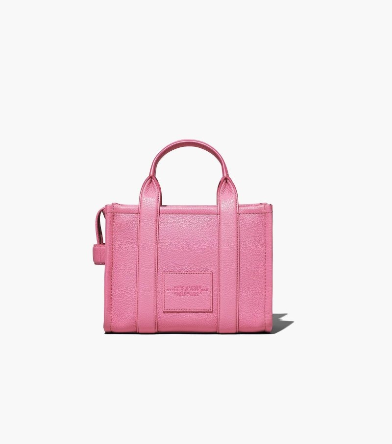 Marc Jacobs The Leather Mini Tote Bag Women Tote Bags Pink USA | OA1-5471