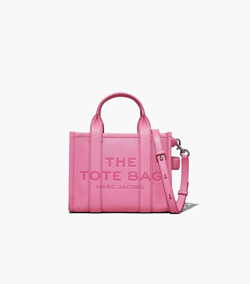 Marc Jacobs The Leather Mini Tote Bag Women Tote Bags Pink USA | OA1-5471