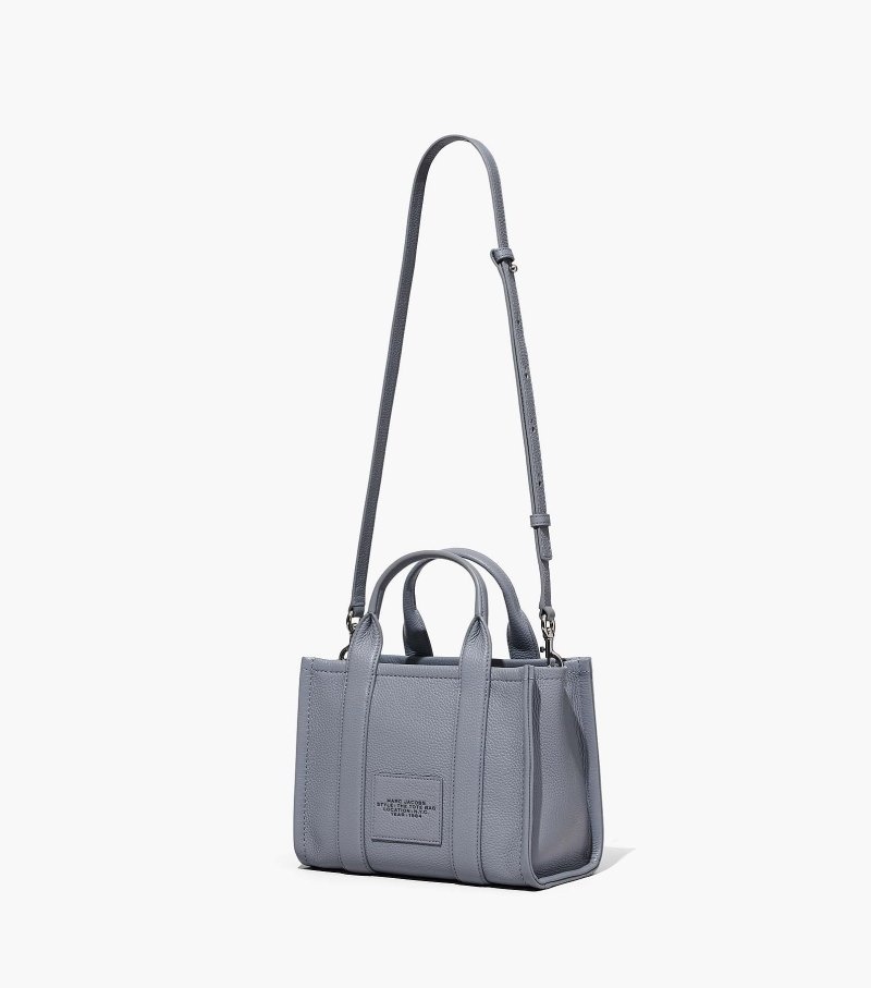 Marc Jacobs The Leather Mini Tote Bag Women Tote Bags Grey USA | PS8-6589