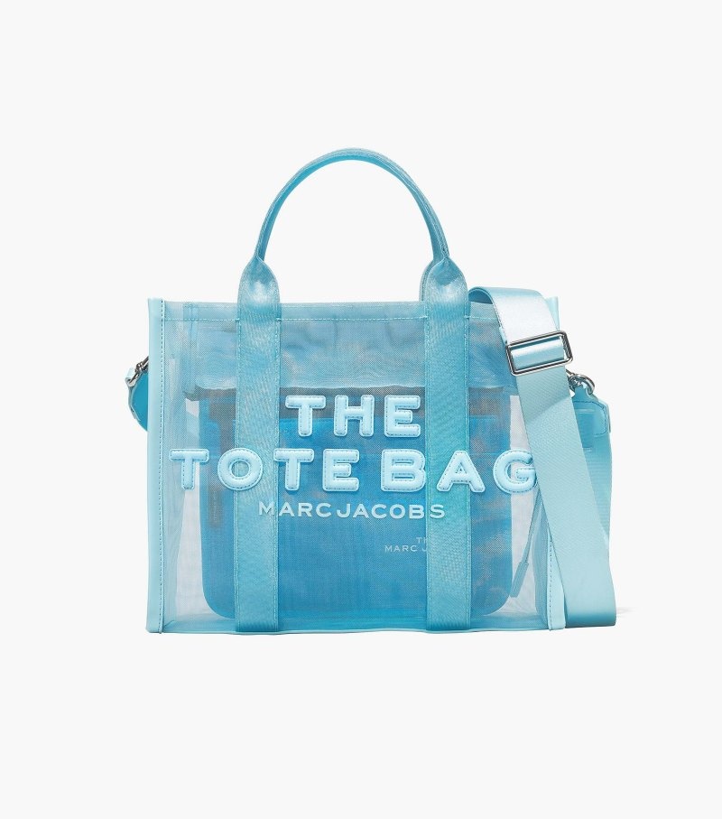 Marc Jacobs The Mesh Medium Tote Bag Women Tote Bags Blue USA | GI1-2177