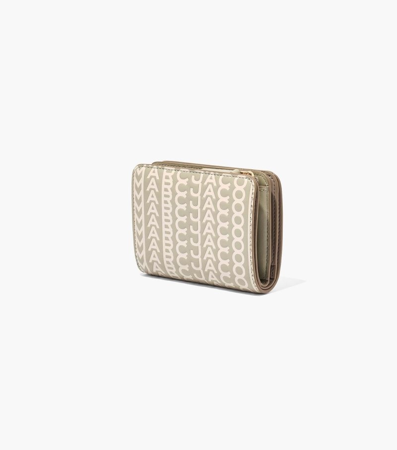 Marc Jacobs The Mini Compact Wallet Women Wallets Khaki USA | DH5-4983