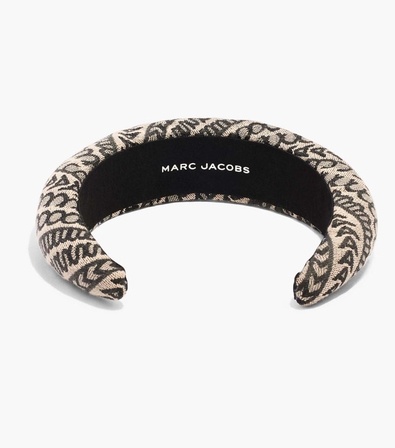 Marc Jacobs The Monogram Headband Women Hair Accessories Beige USA | WY2-0380
