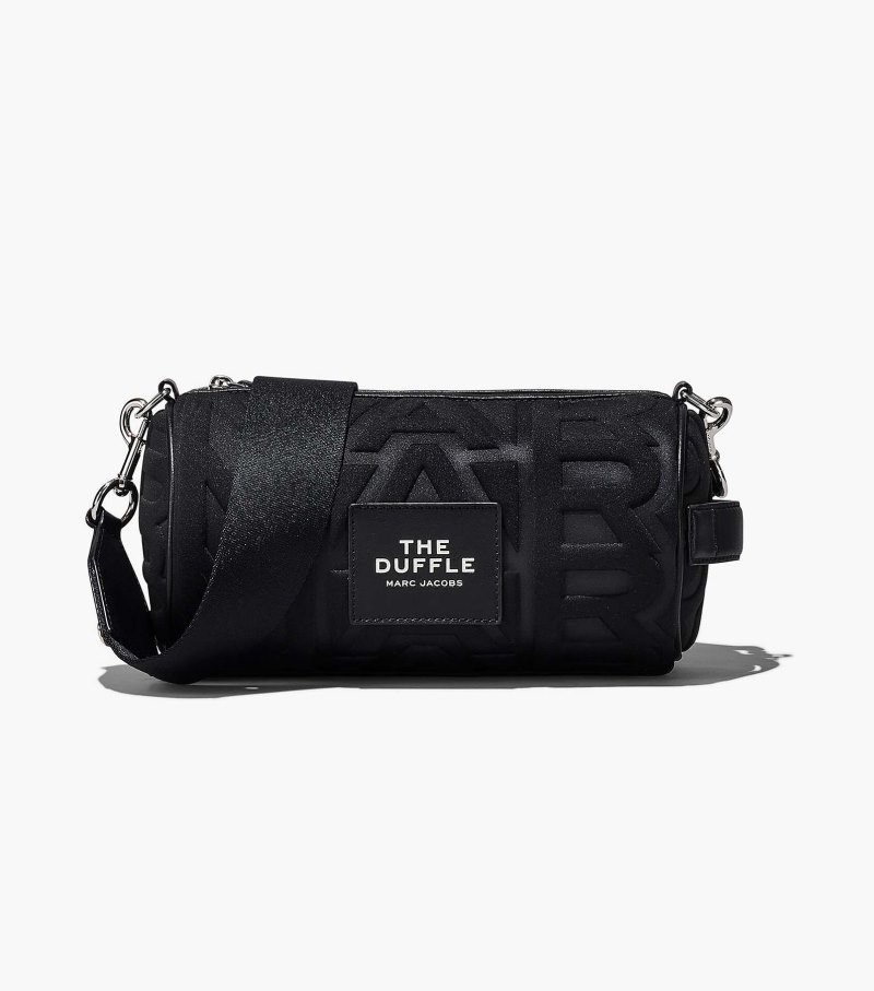 Marc Jacobs The Monogram Neoprene Duffle Bag Women Duffle Bags Black USA | XK4-5982