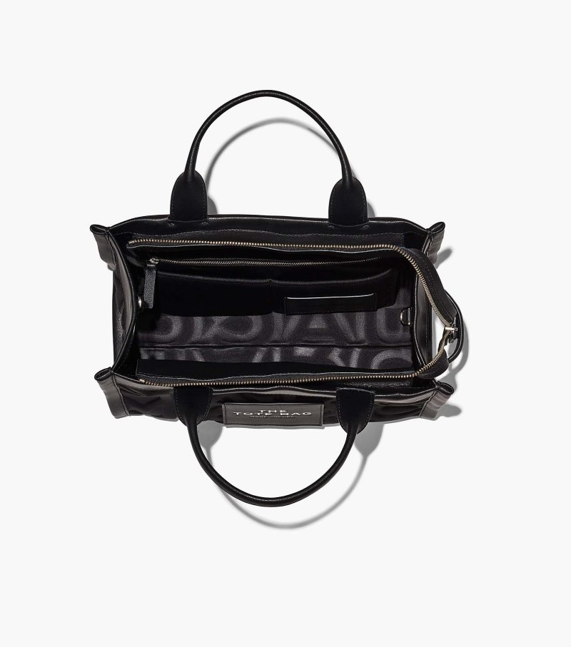 Marc Jacobs The Monogram Neoprene Medium Tote Bag Women Tote Bags Black USA | KW8-6527