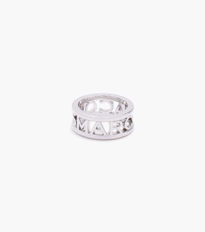 Marc Jacobs The Monogram Ring Women Ring Silver USA | LN9-1868