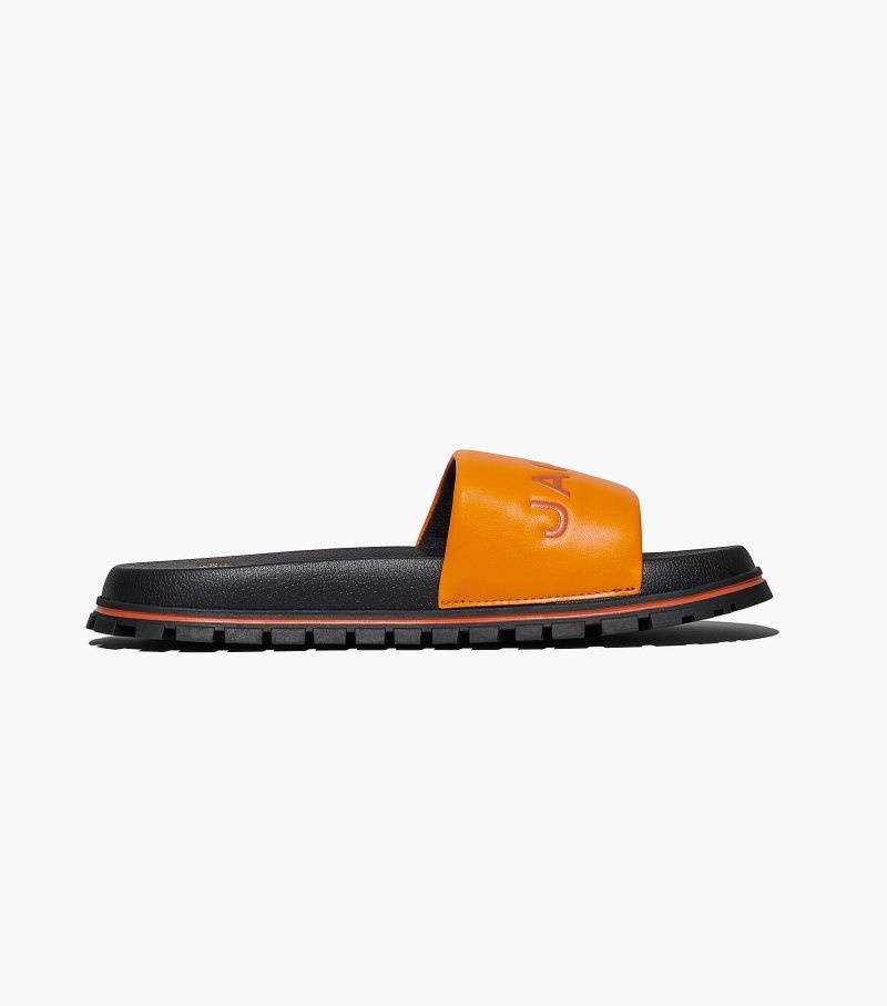 Marc Jacobs The Slide Women Slides Orange USA | QZ6-7537