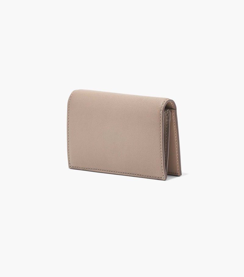 Marc Jacobs The Slim 84 Bifold Wallet Women Wallets Grey USA | DS6-1265