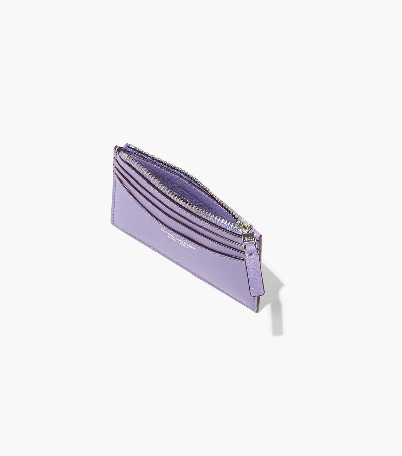 Marc Jacobs The Slim 84 Top Zip Wristlet Women Wristlet Purple USA | SJ8-5640