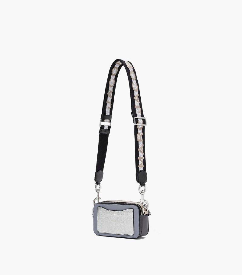 Marc Jacobs The Snapshot Women Camera Bags Grey Multicolor USA | DW0-5208
